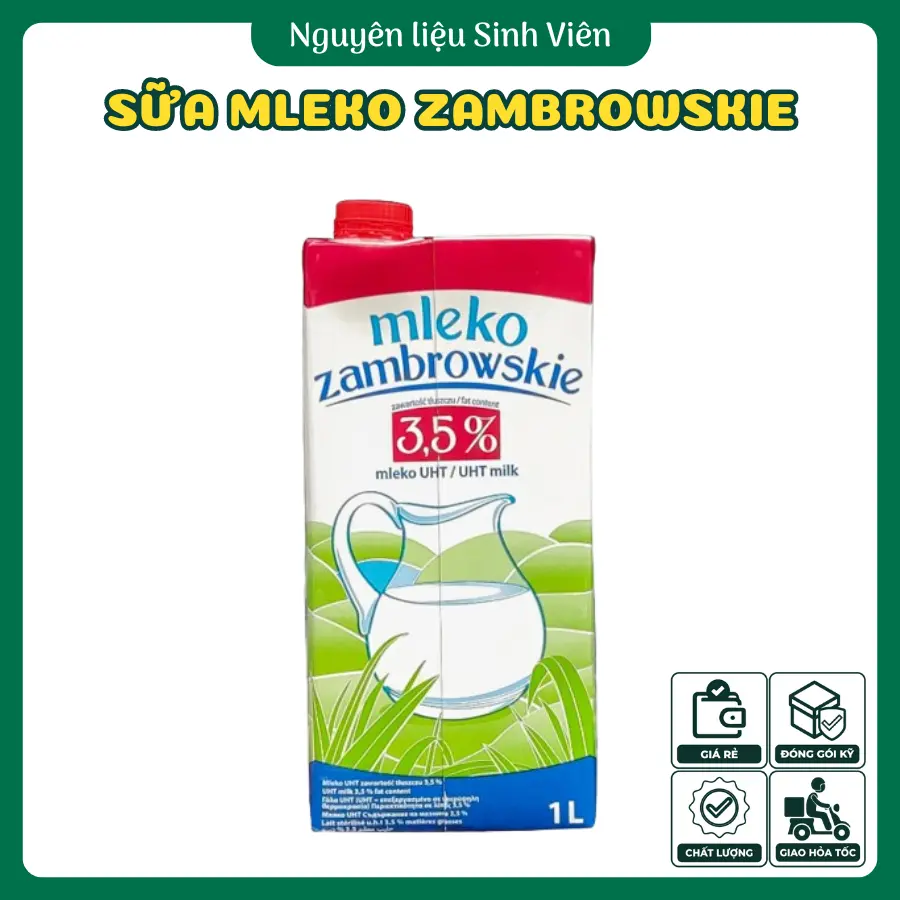 Sữa tươi nguyên kem Mleko Zambrowskie