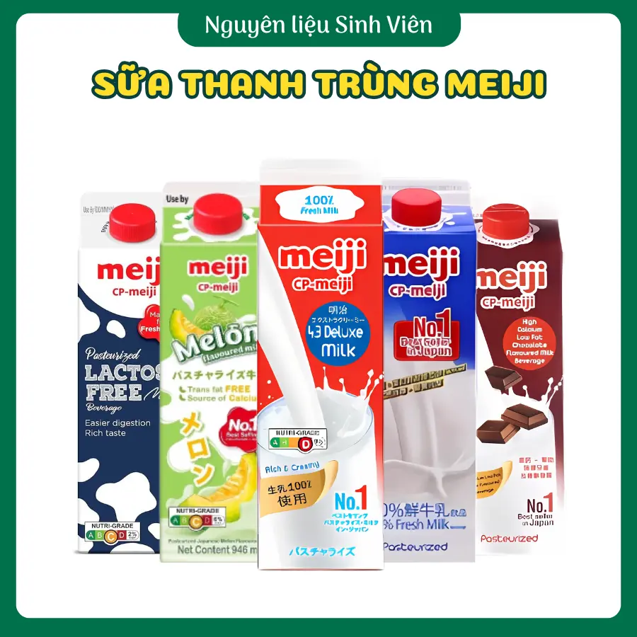 Sữa Tươi Thanh Trùng Meiji