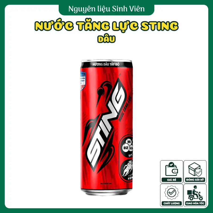 Nước tăng lực Sting dâu