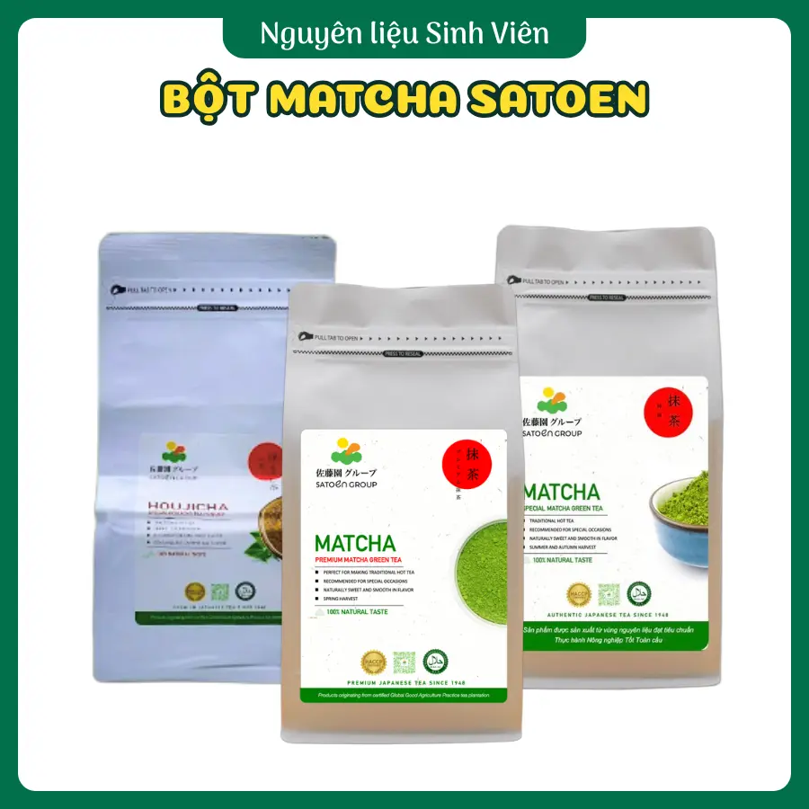 Bột matcha Satoen
