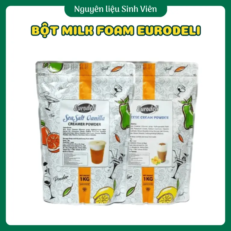 Bột milk foam Eurodeli
