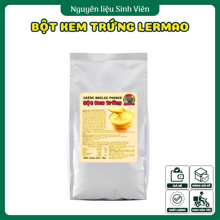 Bột kem trứng Lermao