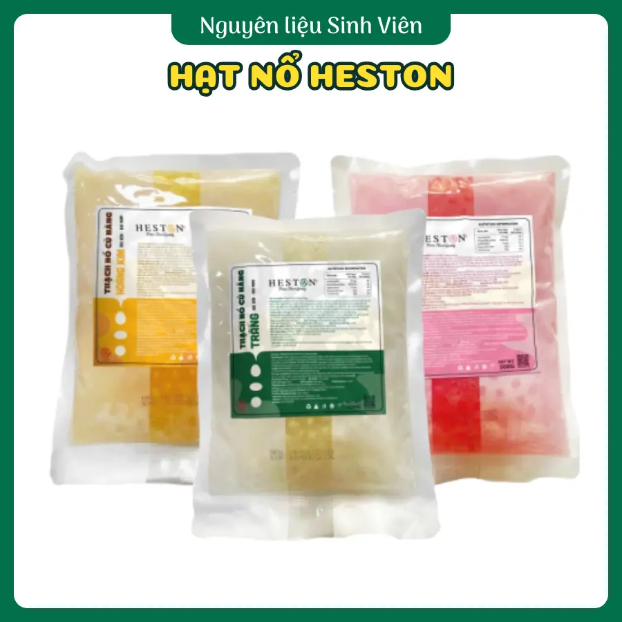 Thạch nổ củ năng Heston