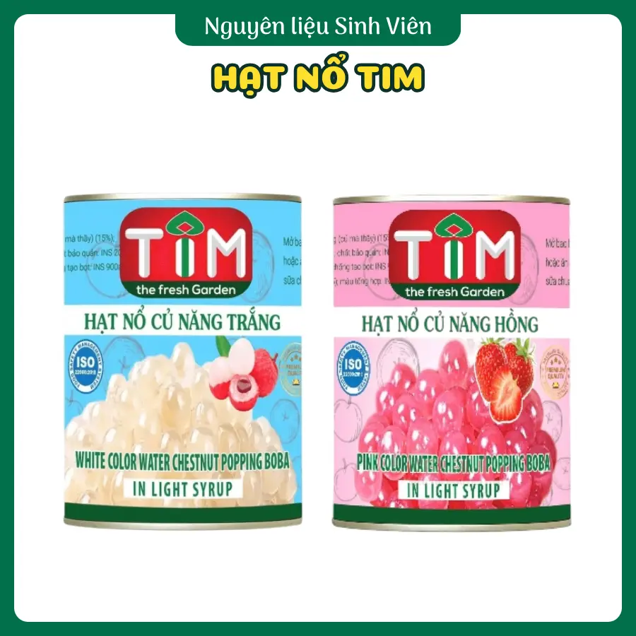 Thạch nổ củ năng TIM
