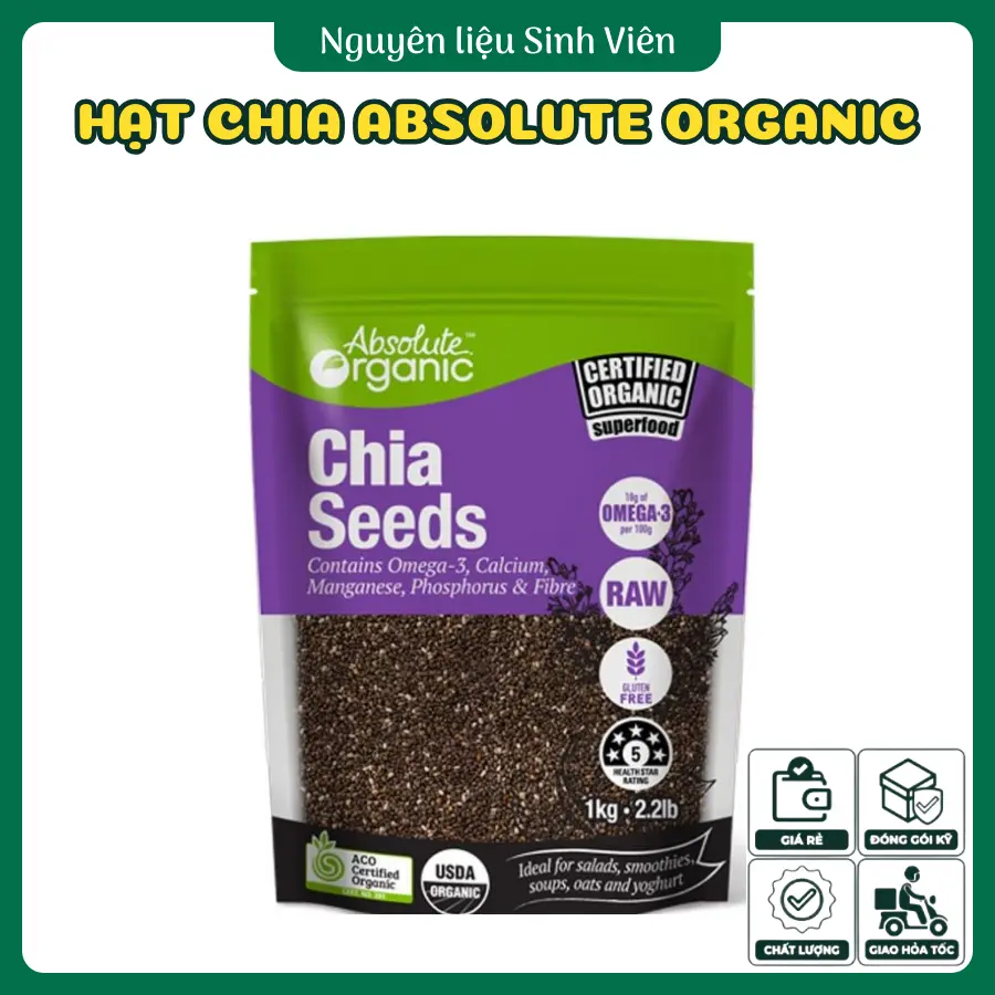 Hạt chia Absolute Organic