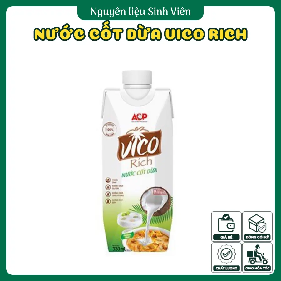 Nước cốt dừa Vico Rich