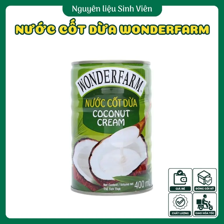 Nước cốt dừa Wonderfarm