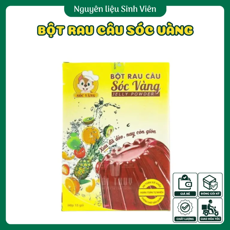Bột rau câu Sóc Vàng