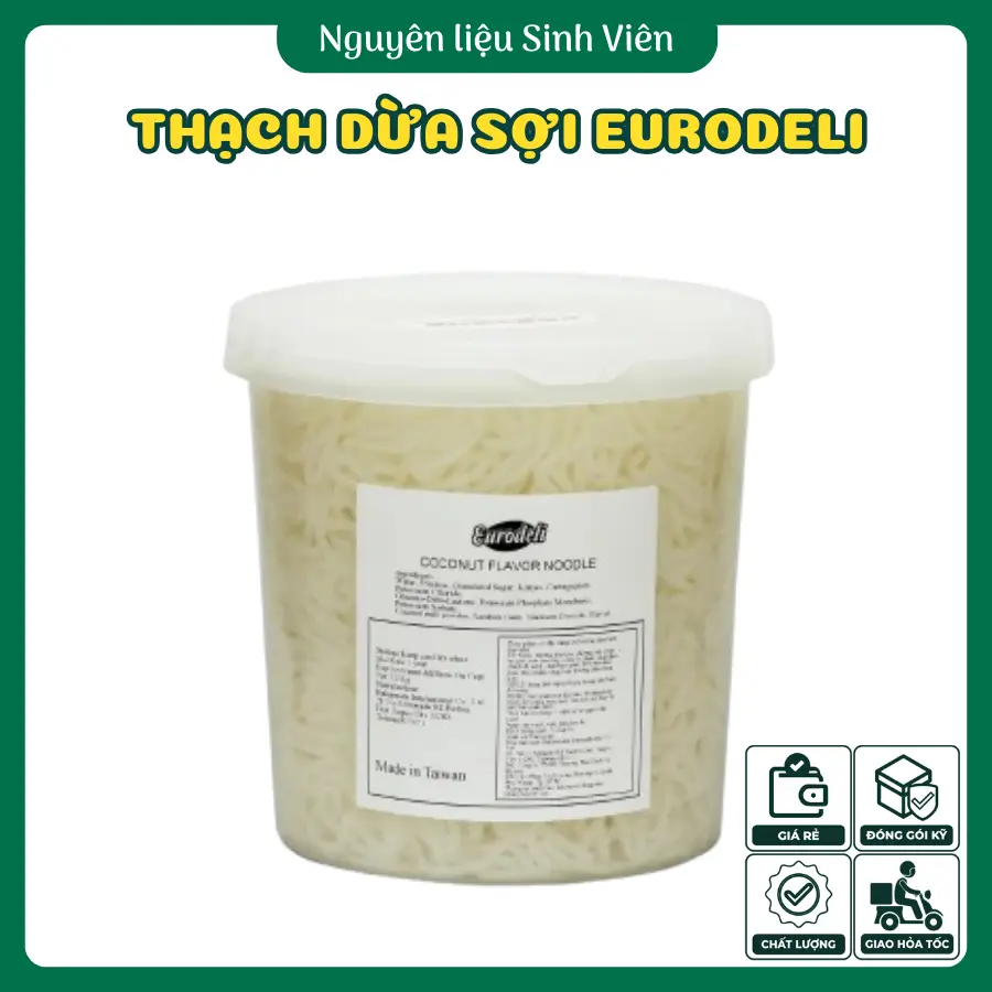 Thạch dừa sợi Eurodeli