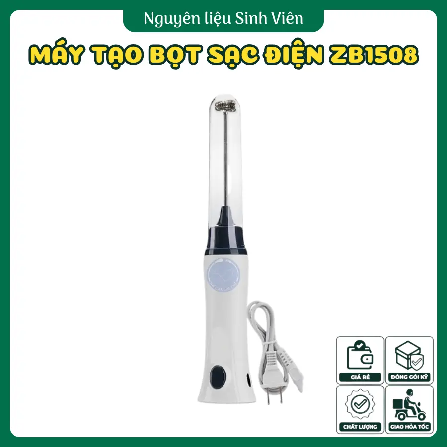 Máy tạo bọt sạc điện ZB1508