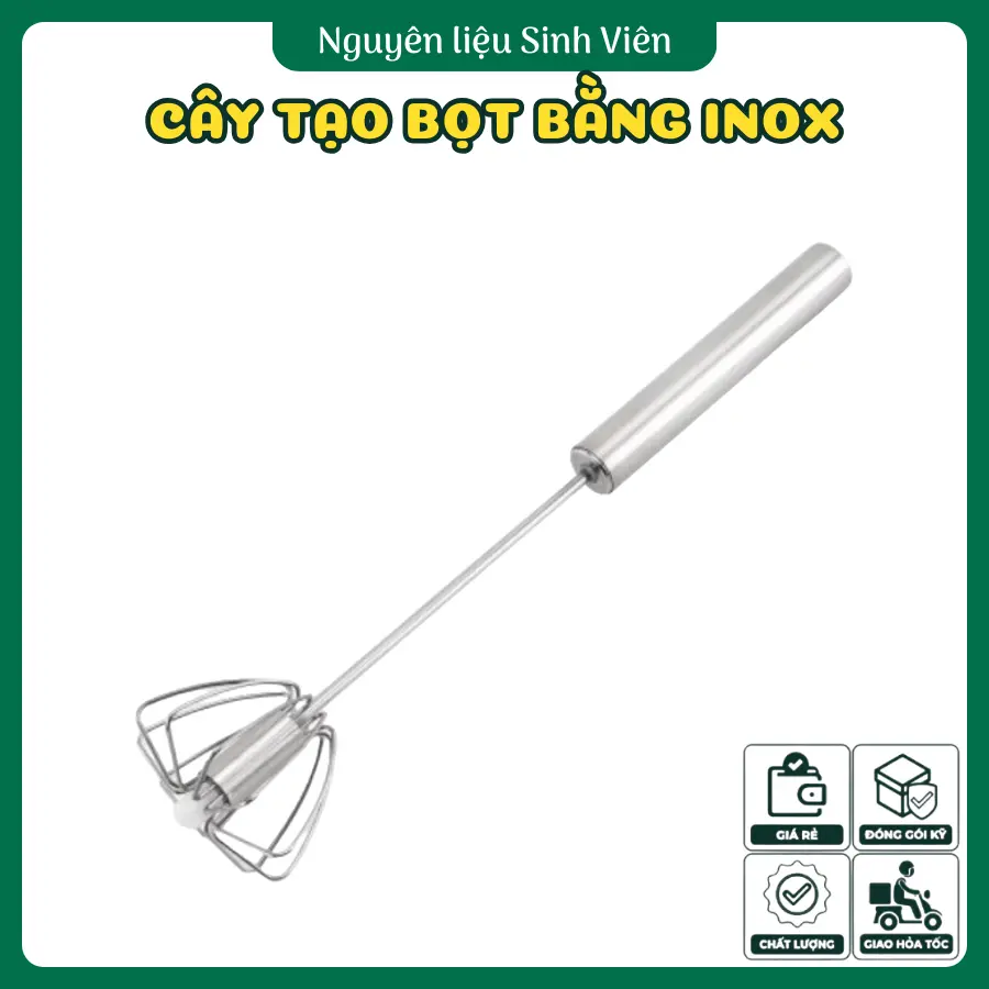 Cây tạo bọt bằng inox