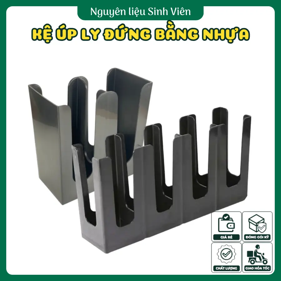 Kệ úp ly đứng bằng nhựa