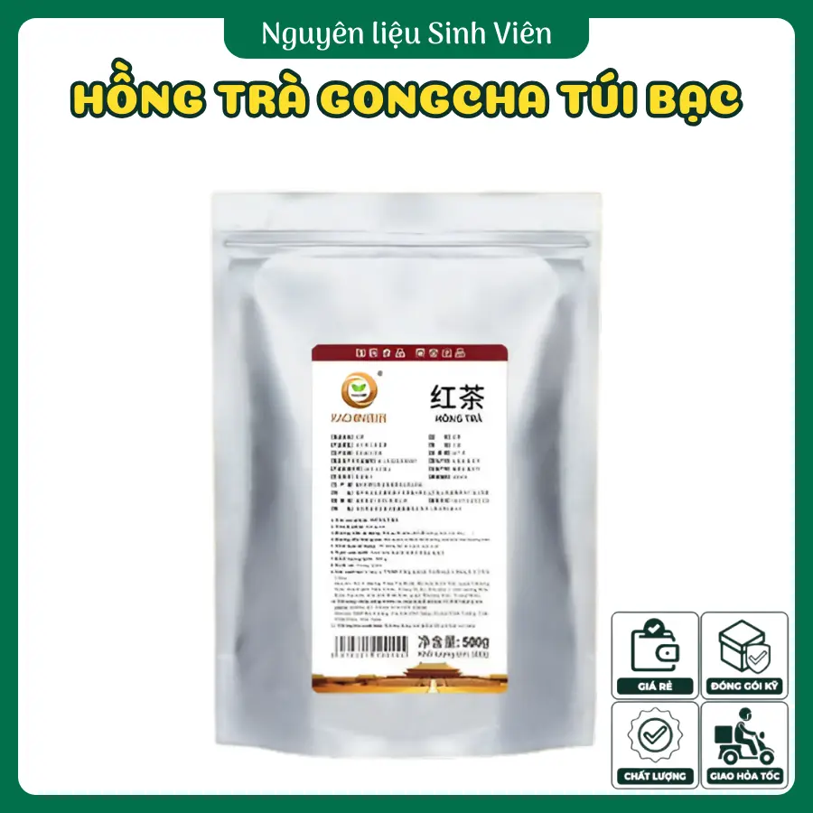 Hồng trà Kachin (Gongcha túi bạc)