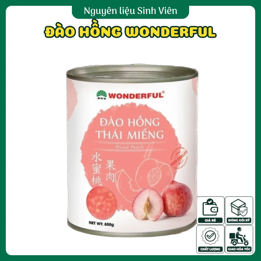 Đào hồng thái miếng Wonderful