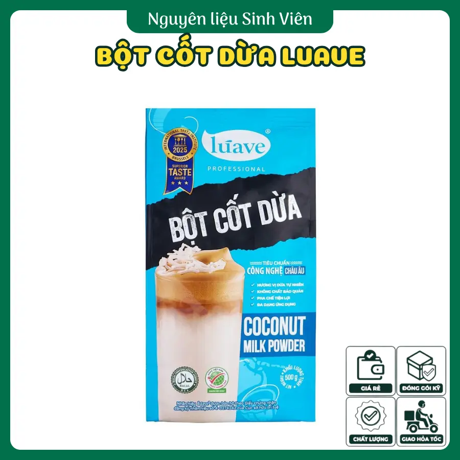 Bột cốt dừa Luáve