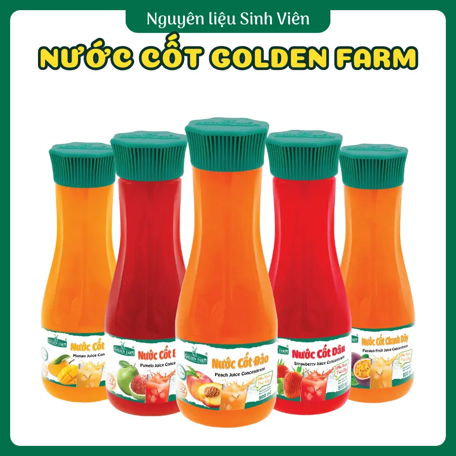 Nước cốt trái cây Golden Farm