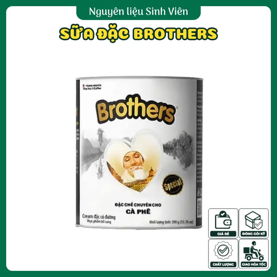 Sữa đặc Brothers Trung Nguyên