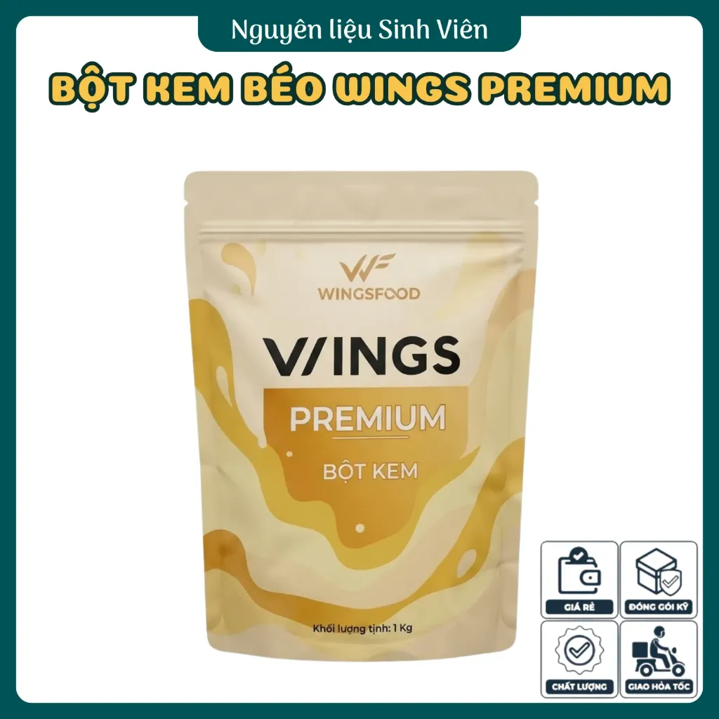 Bột kem béo Wings Premium