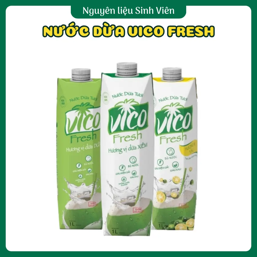 Nước dừa xiêm Vico Fresh
