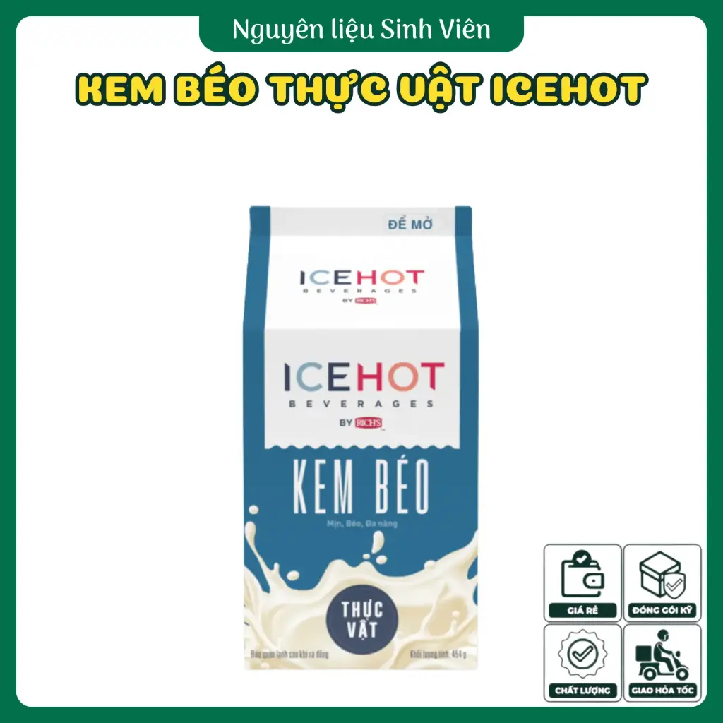 Kem béo thực vật Icehot