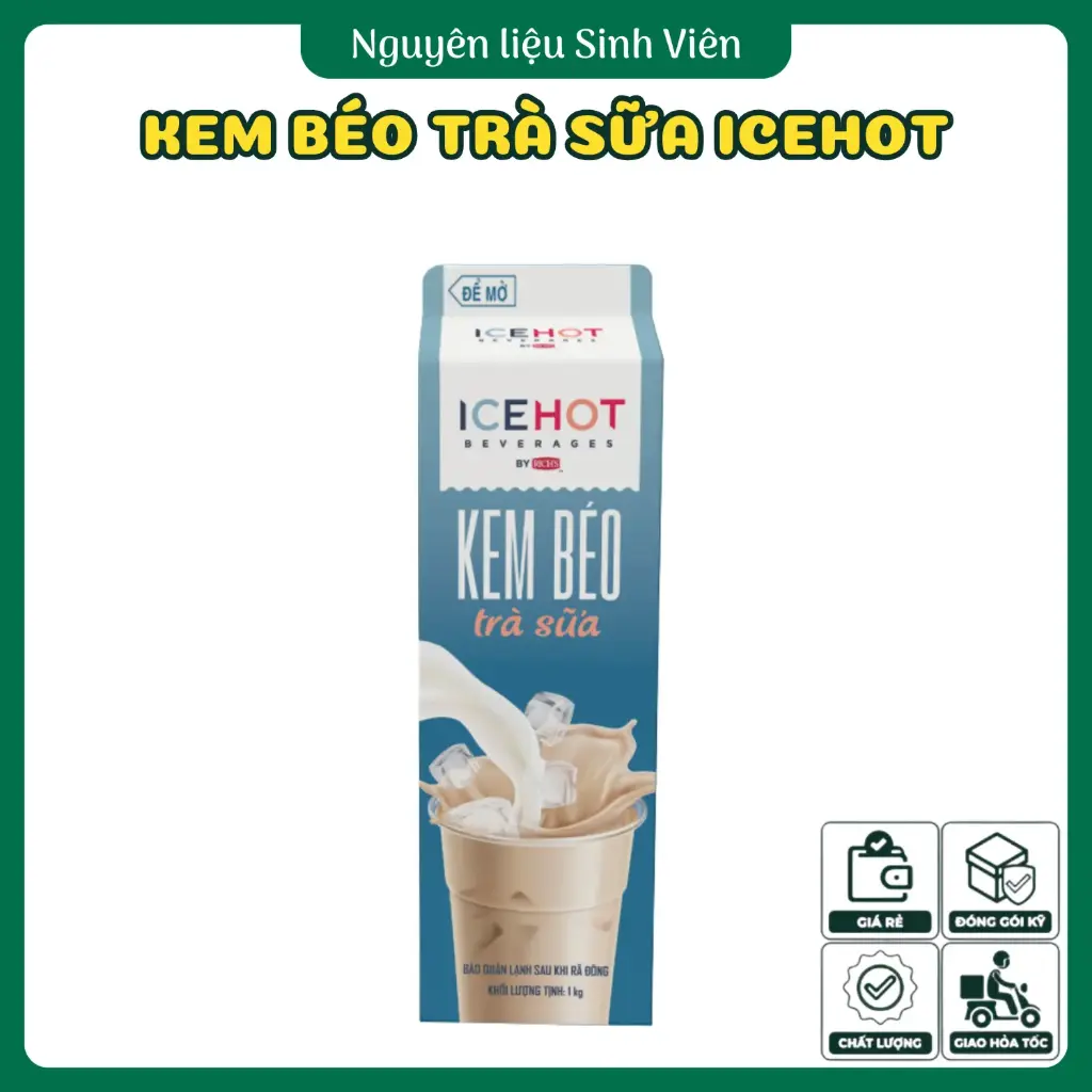 Kem béo trà sữa Icehot