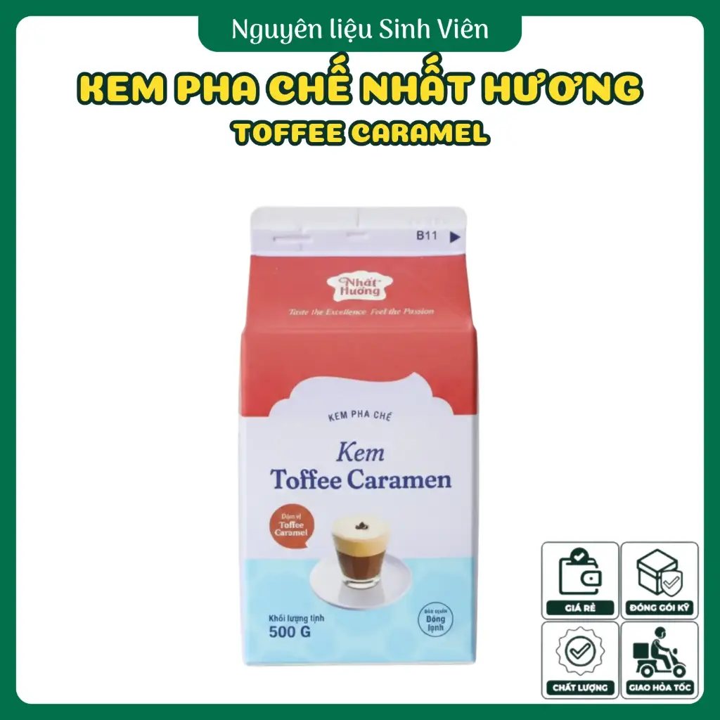 Kem Toffee Caramel Nhất Hương
