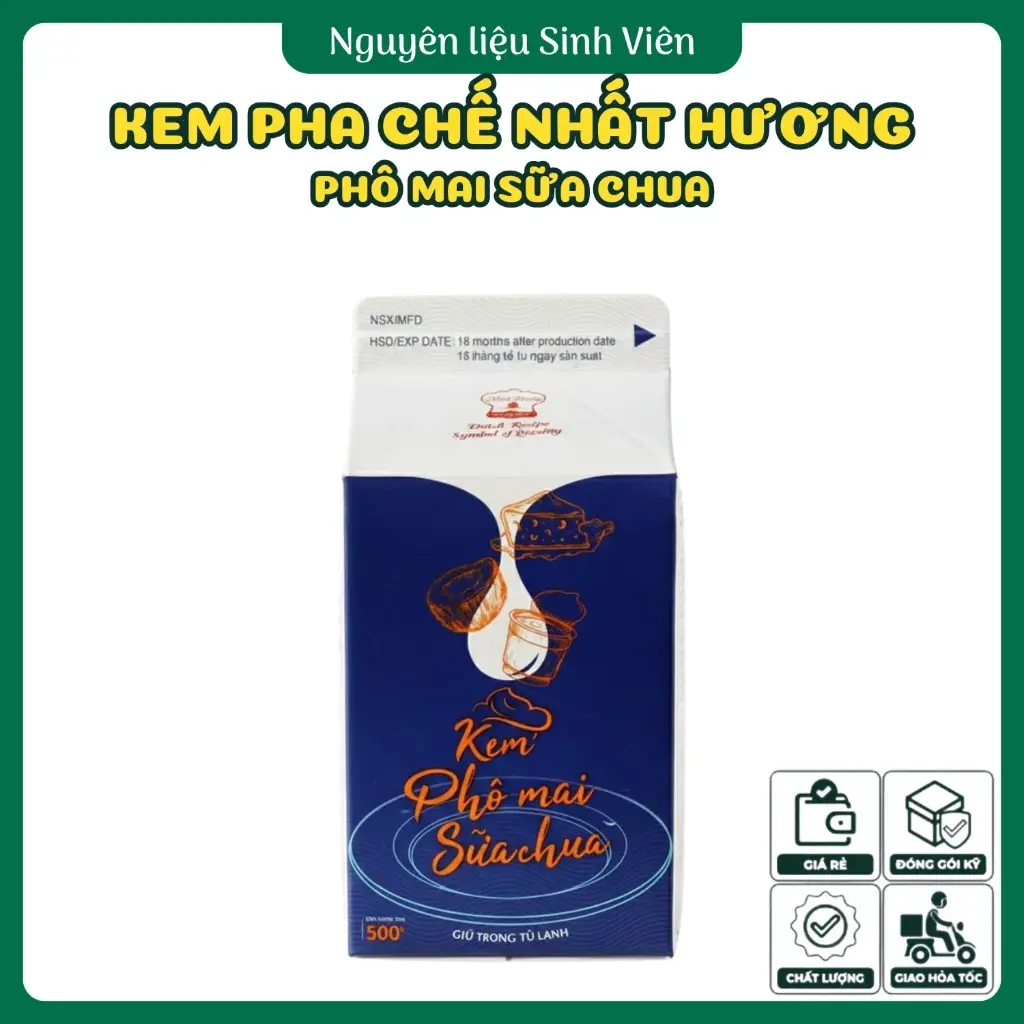 Kem phô mai sữa chua Nhất Hương