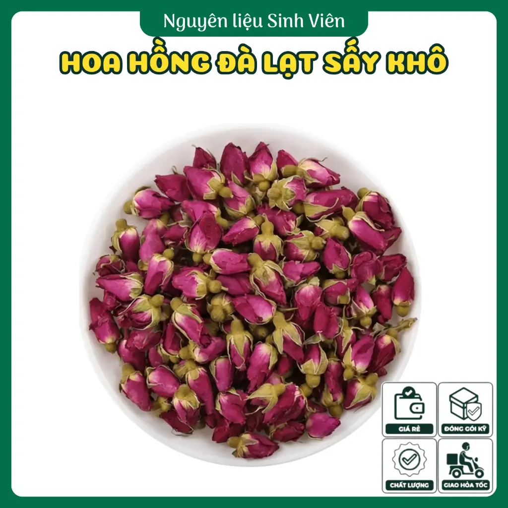 Hoa hồng Đà Lạt sấy khô