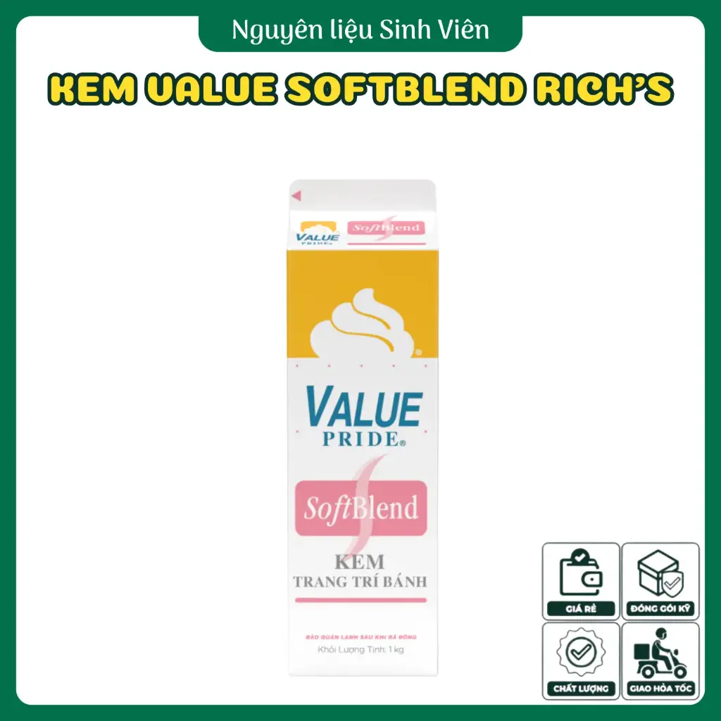 Kem trang trí bánh Value Pride SoftBlend Rich's