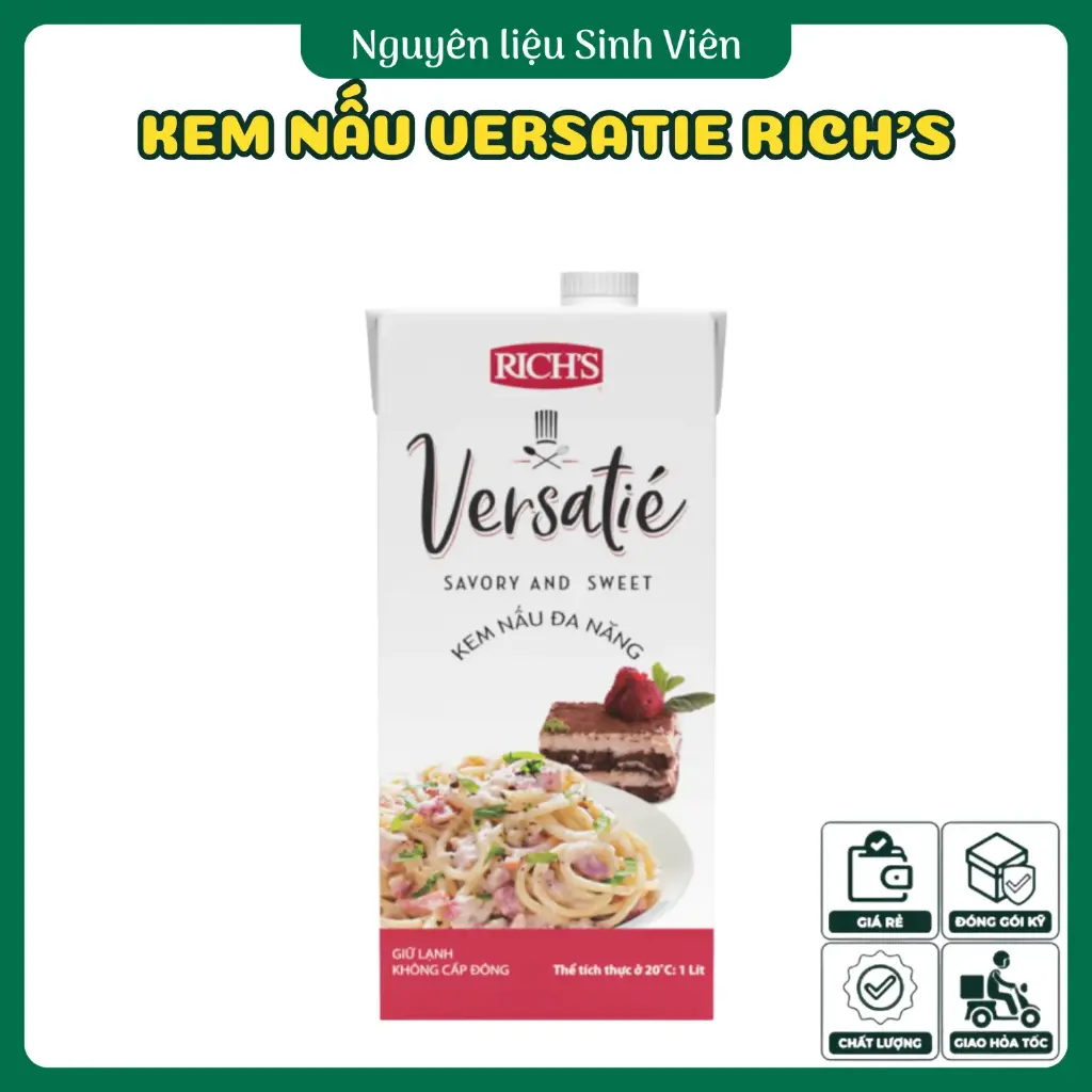 Kem nấu ăn đa năng Versatie Rich's 
