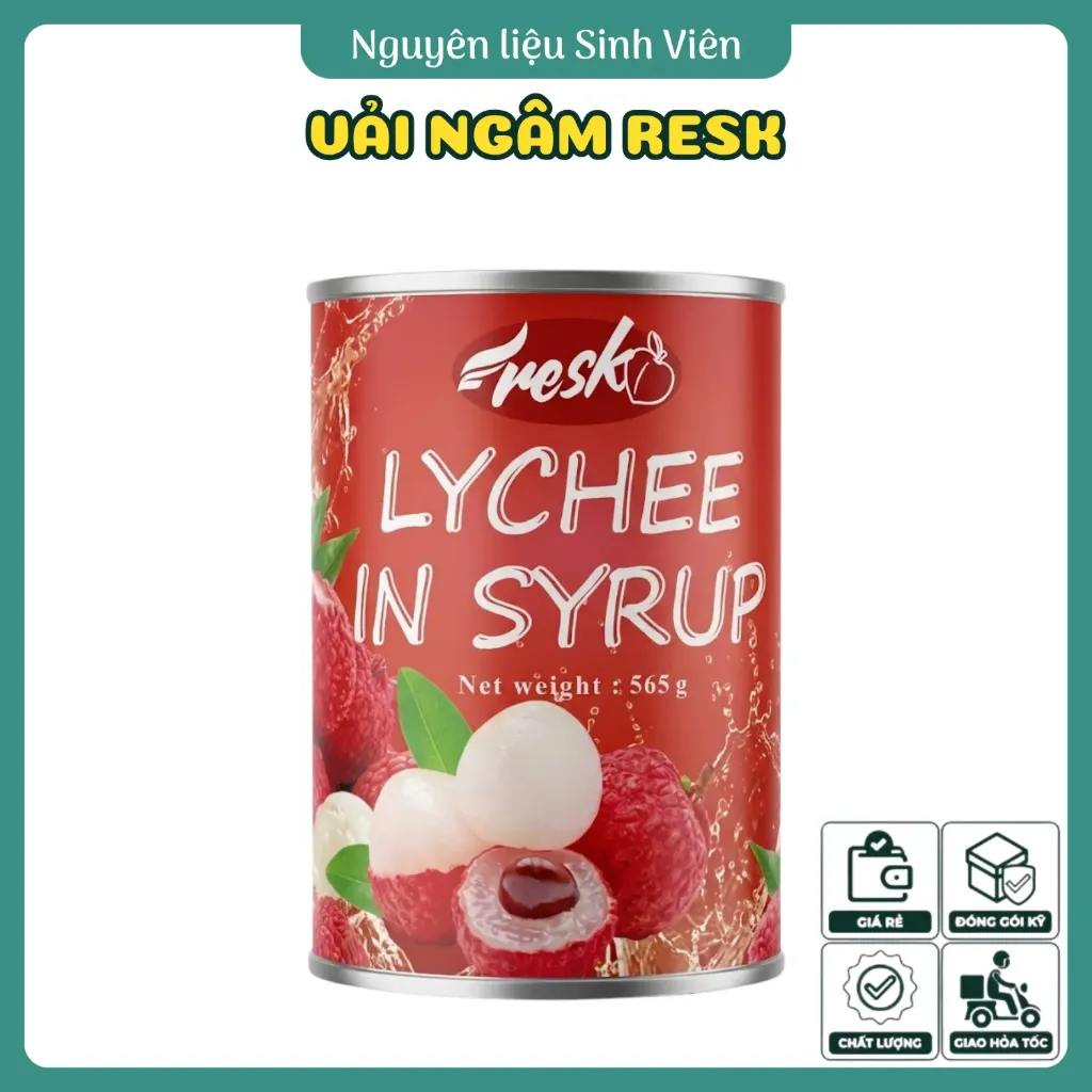 Vải ngâm đóng lon Fresko