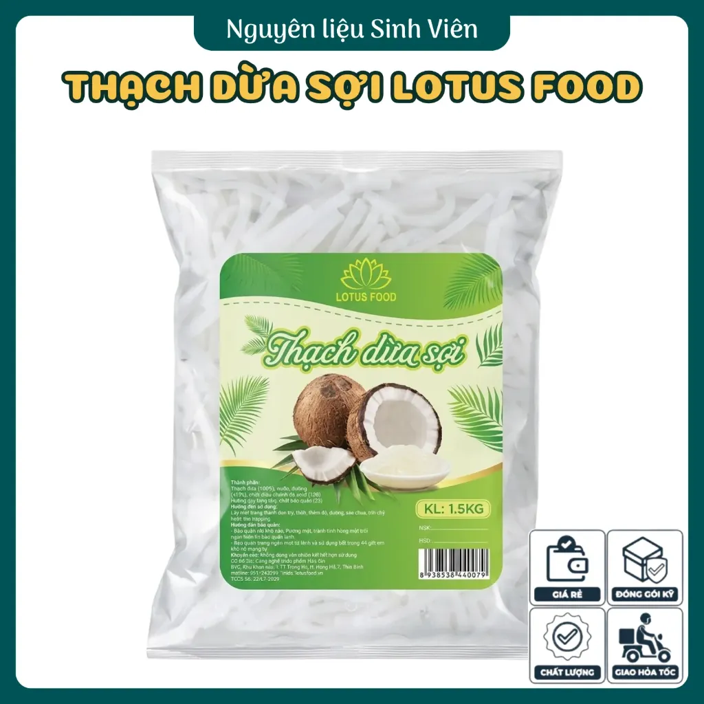 Thạch dừa sợi Lotus Food