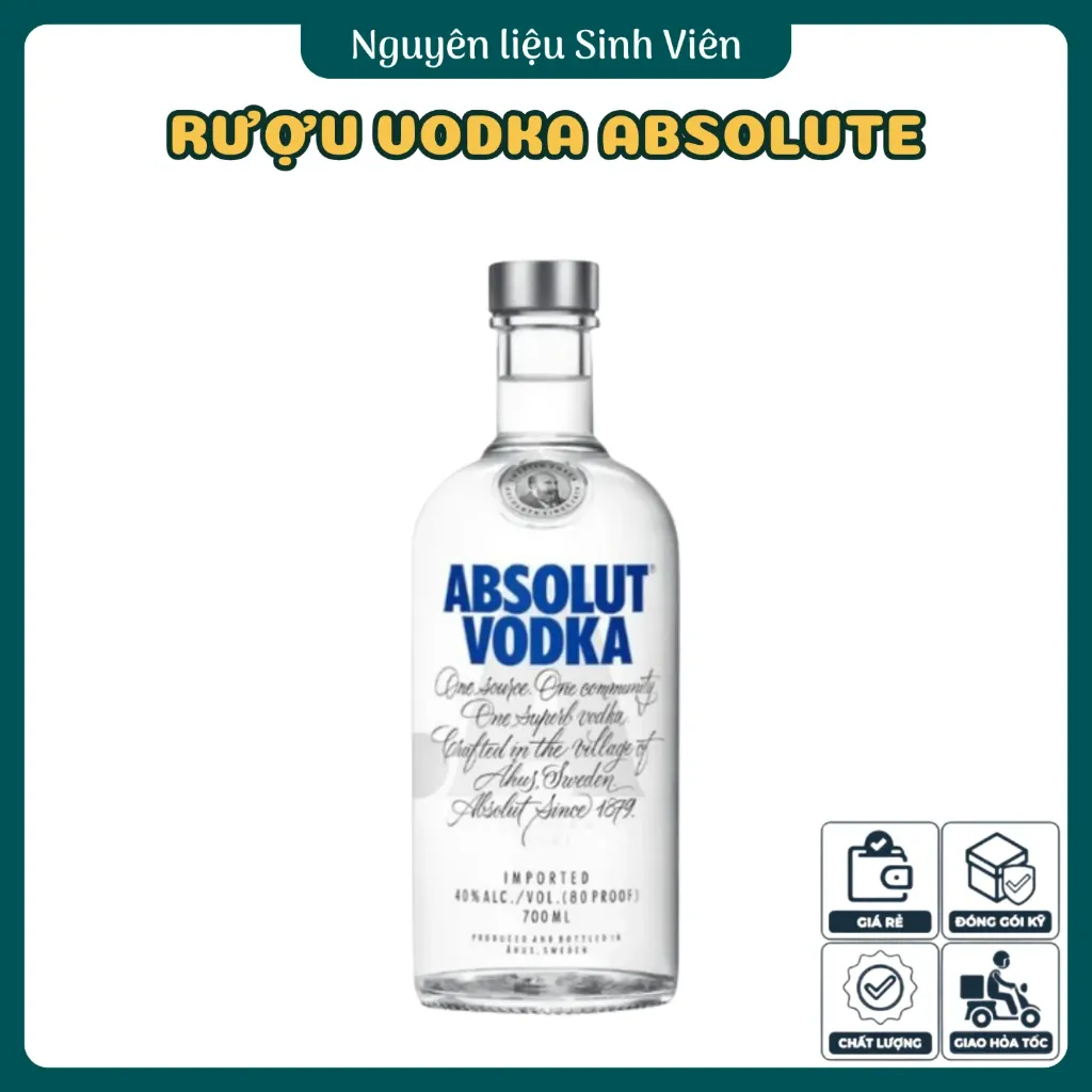 Rượu Vodka Absolut