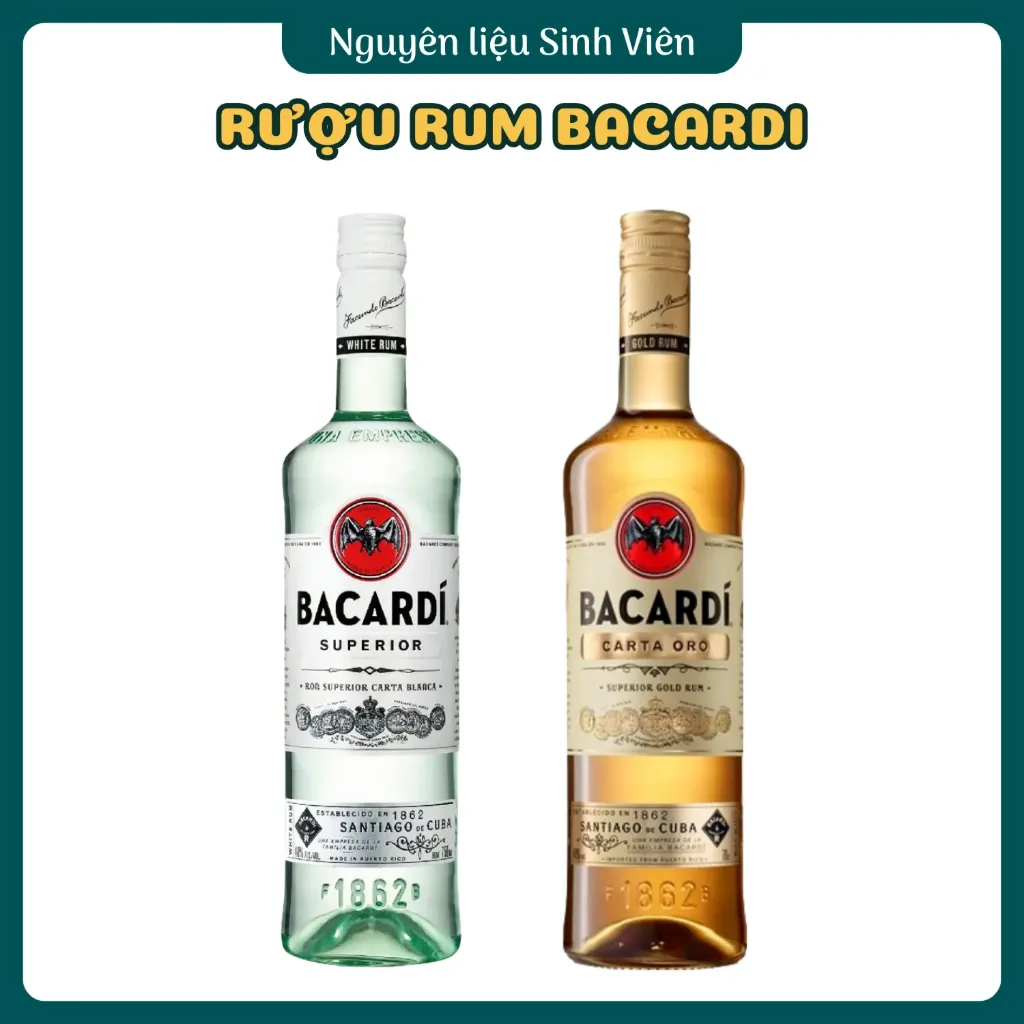 Rượu Rum Bacardi