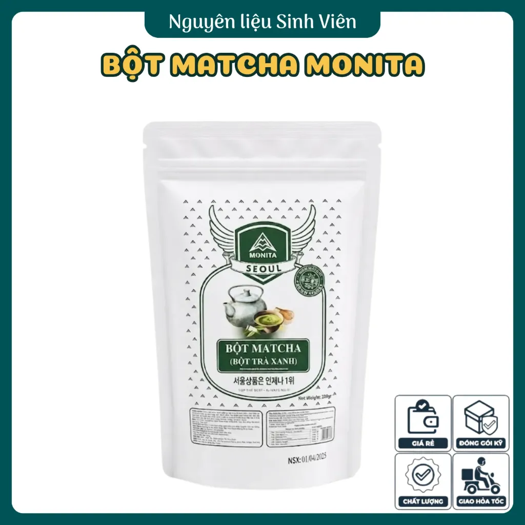 Bột matcha 2in1 Wonderful
