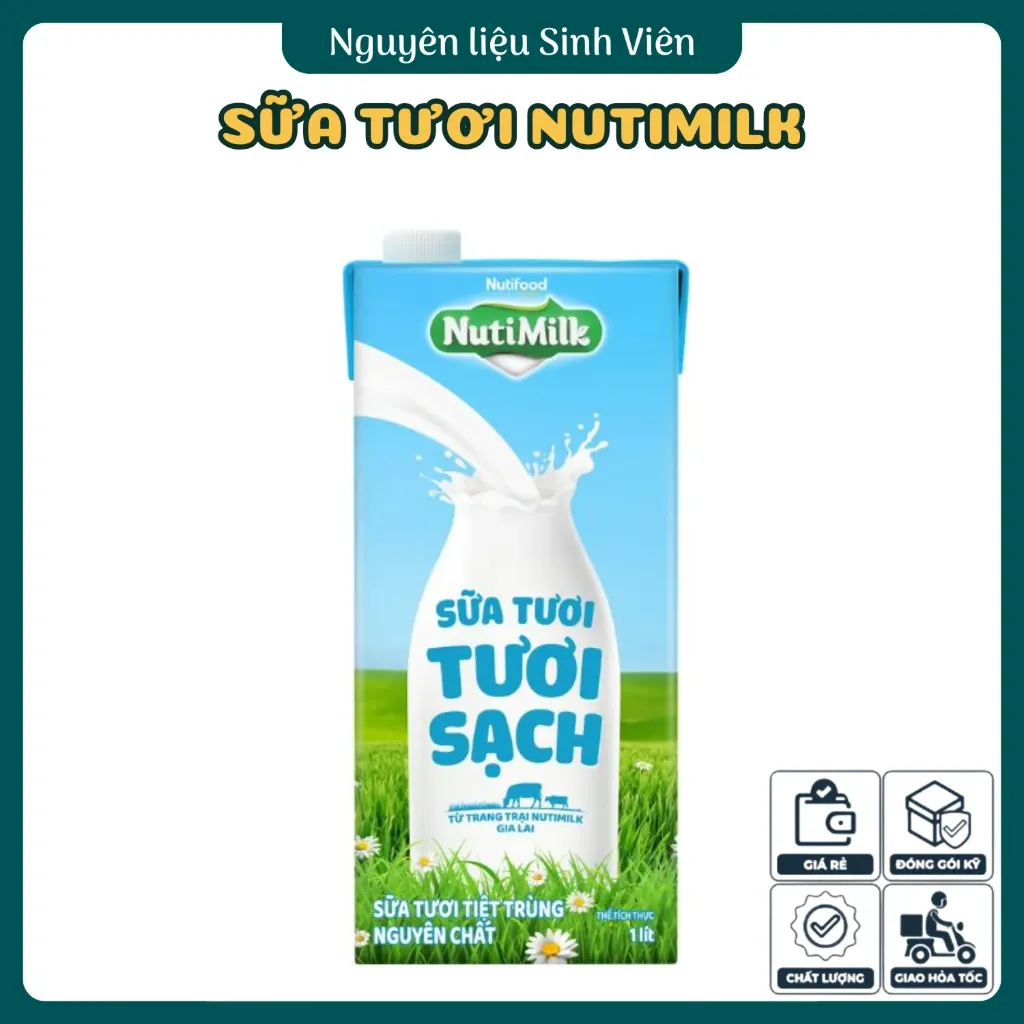 Sữa tươi nguyên kem Nutimilk