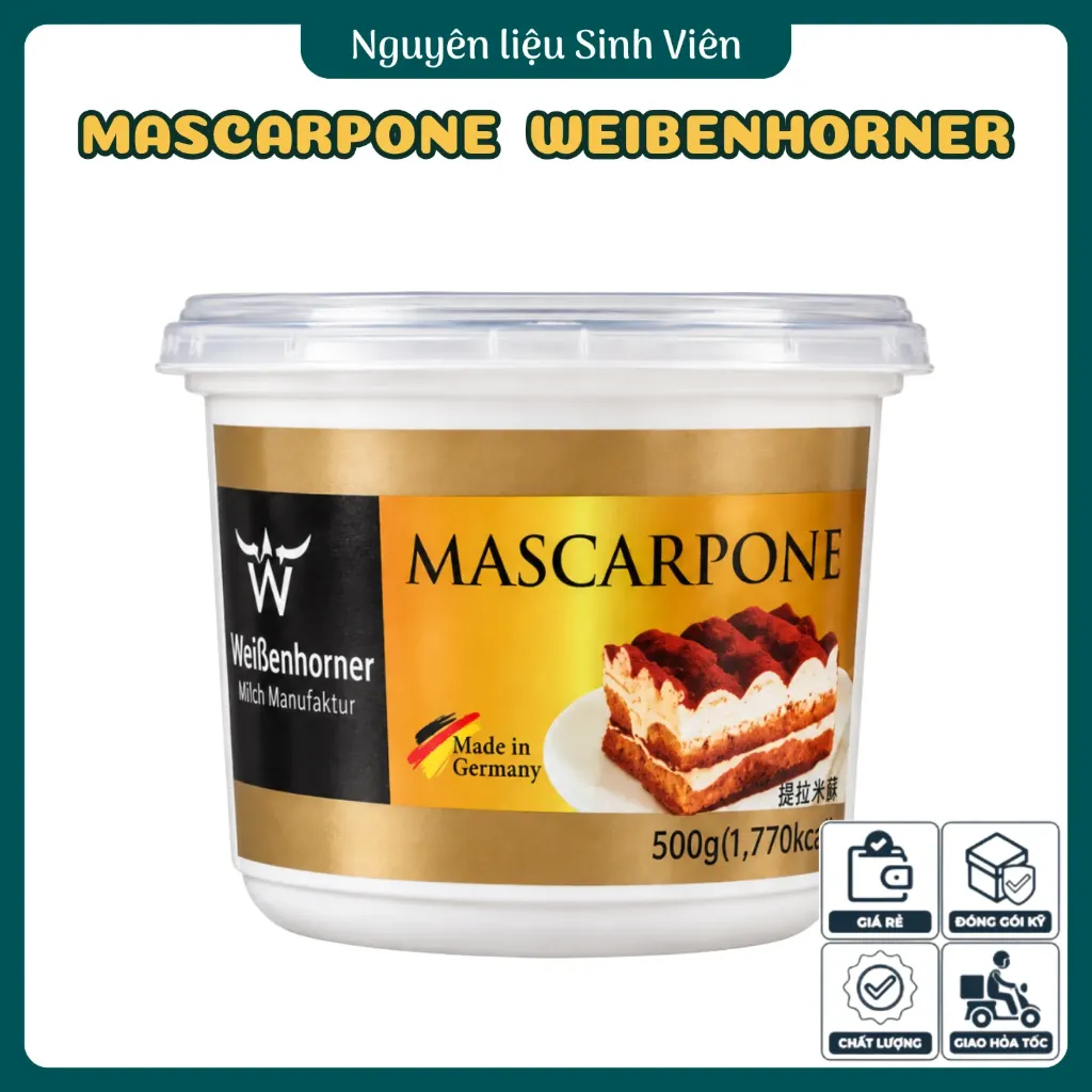 Phô mai Mascarpone Weibenhorner