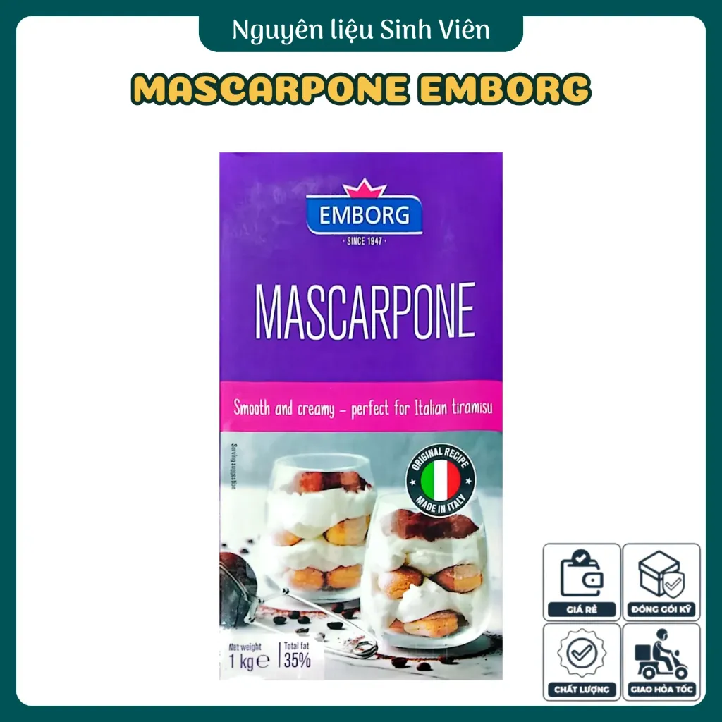 Phô mai Mascarpone Emborg